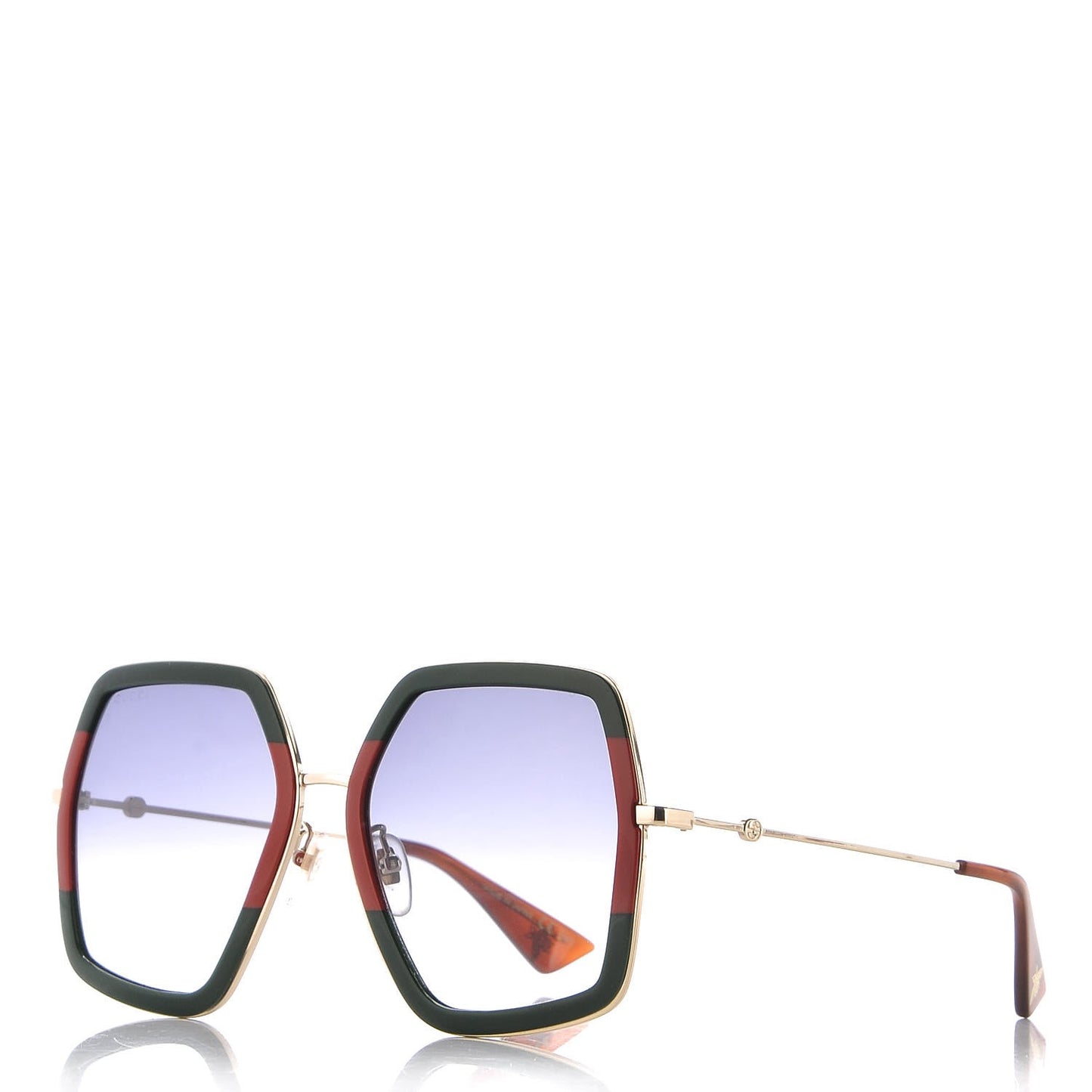 Square Frame Web GG0106S Sunglasses Tortoise
