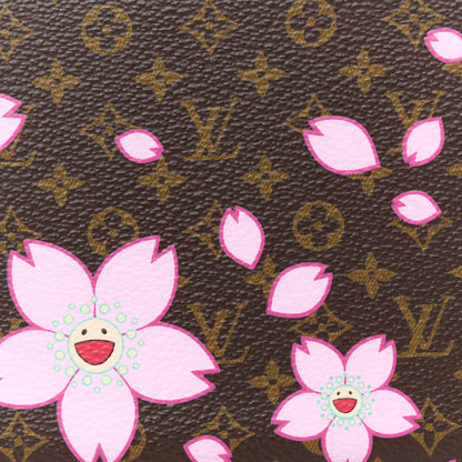 Louis Vuitton LV X TM Monogram Cherry Blossom Zippy Wallet Sakura Brown 6 of 7