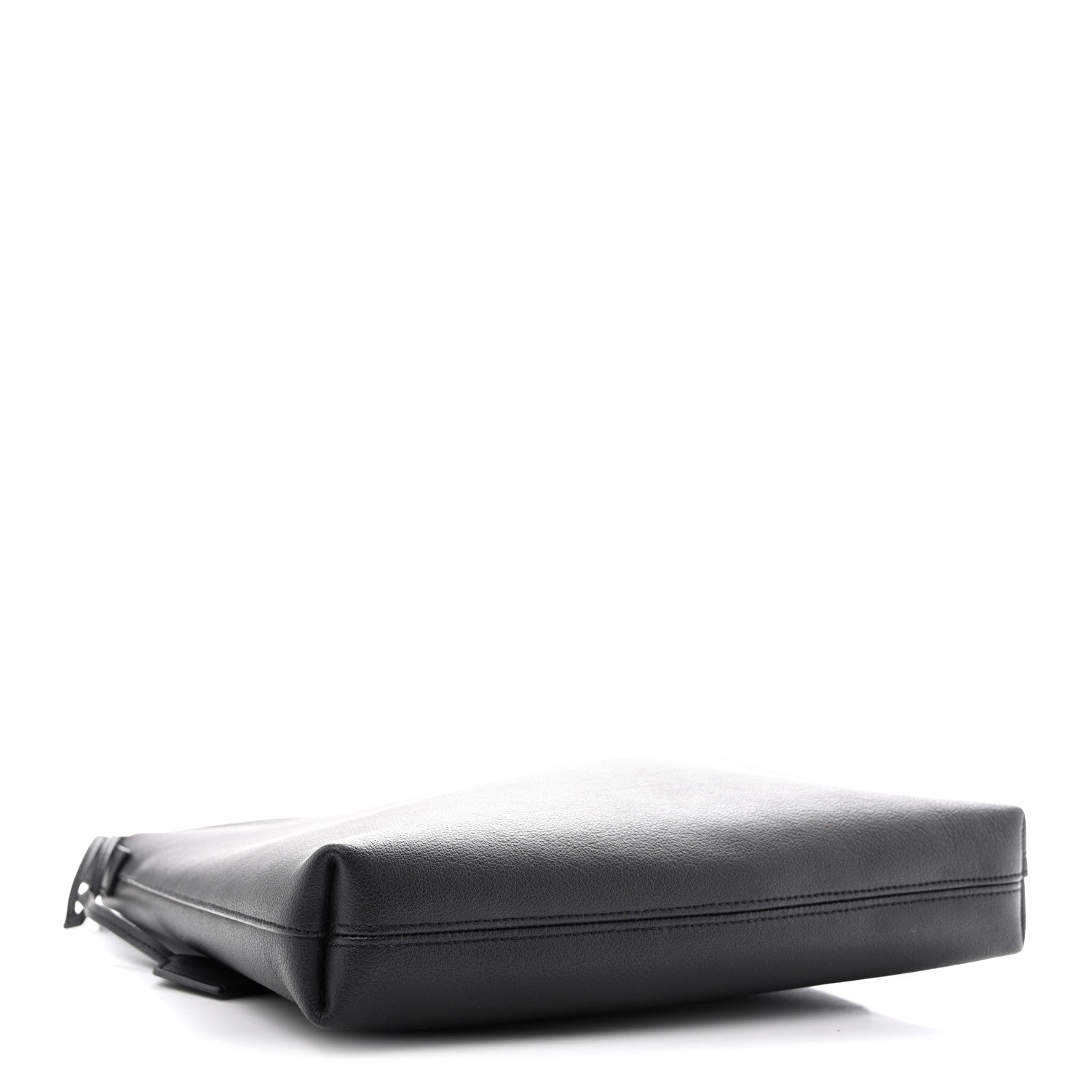 Saint Laurent Calfskin Bold Shopping Tote Black 5 of 15