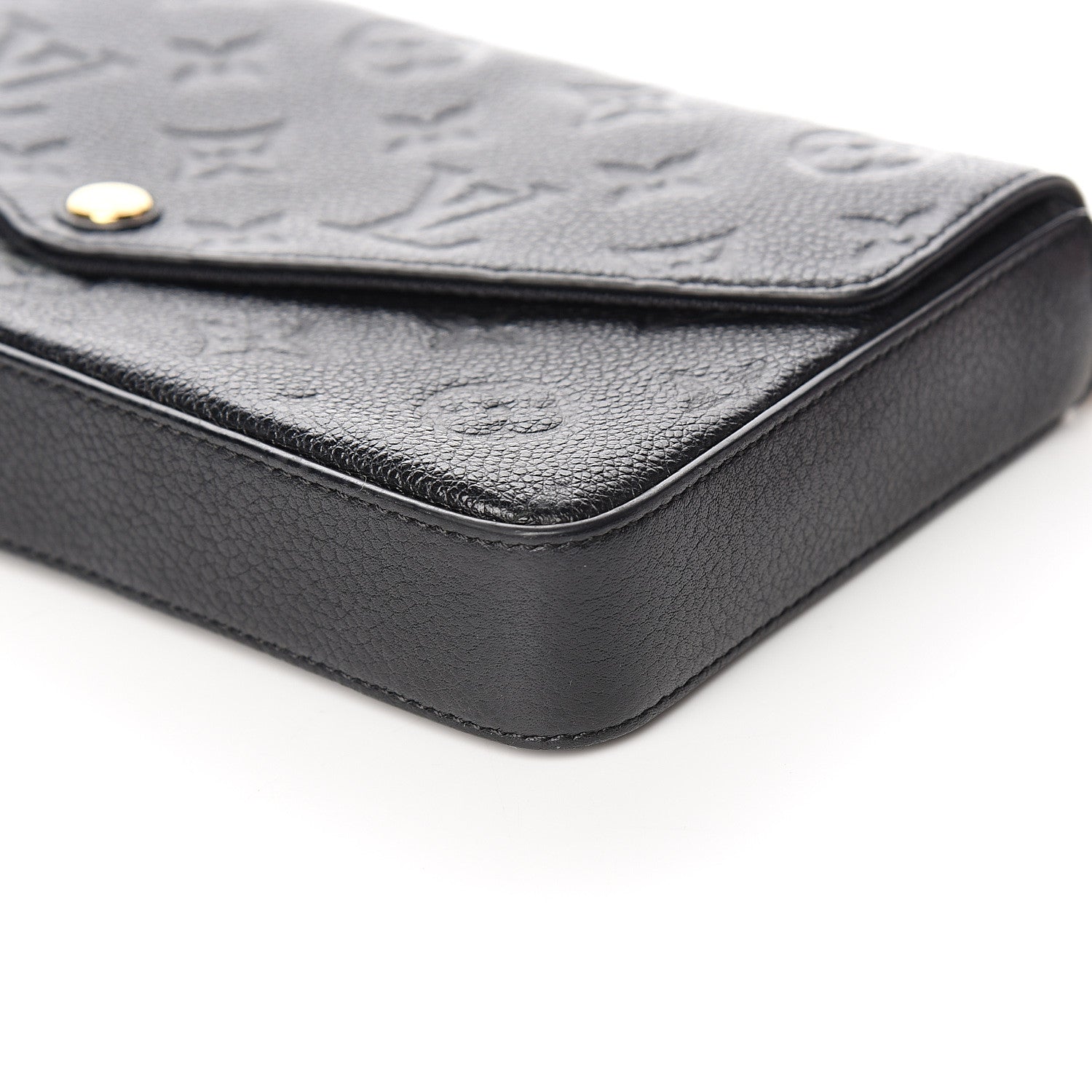 Louis Vuitton Empreinte Pochette Felicie Chain Wallet Black 8 of 11