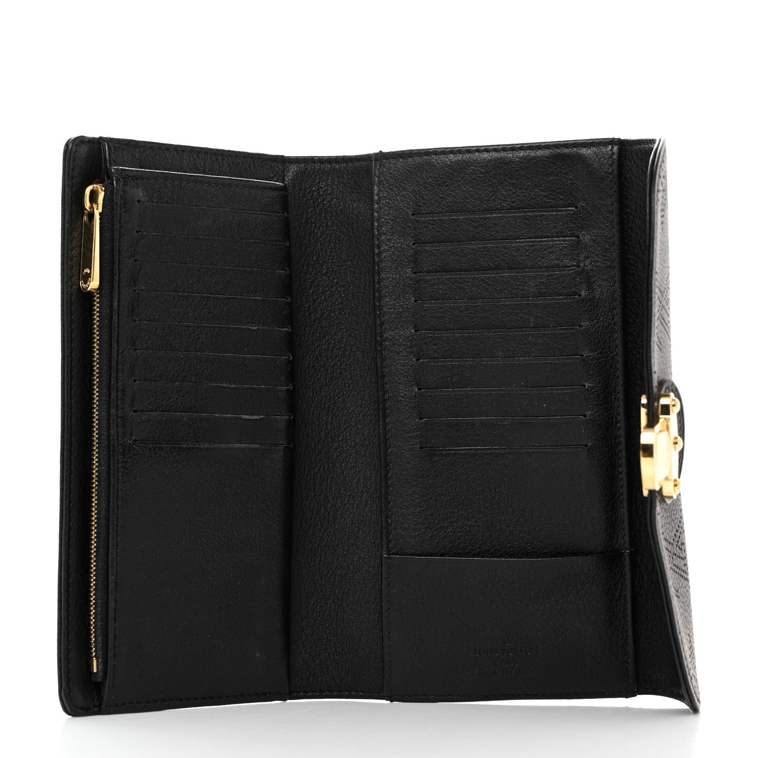 Louis Vuitton Mahina Amelia Wallet Black 5 of 8