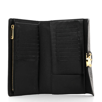 Louis Vuitton Mahina Amelia Wallet Black 5 of 8