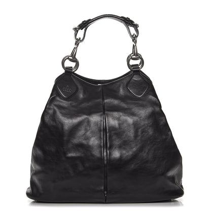 Gucci Soft Calfskin Icon Hobo Black 1 of 9