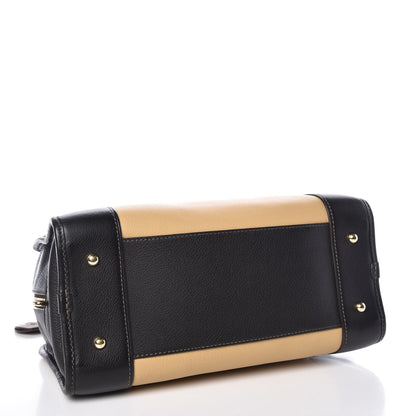 Loewe Calfskin Tri-Color Amazona 28 Bag Black Dark Beige 4 of 9