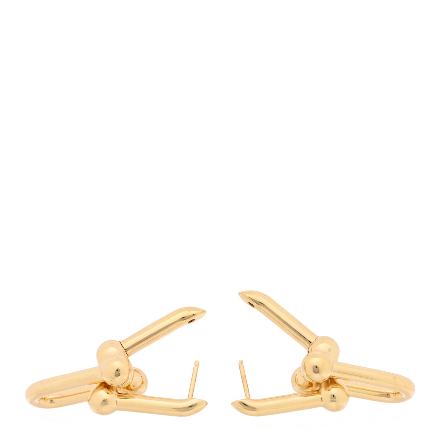 18K Yellow Gold Large HardWear Link Earrings