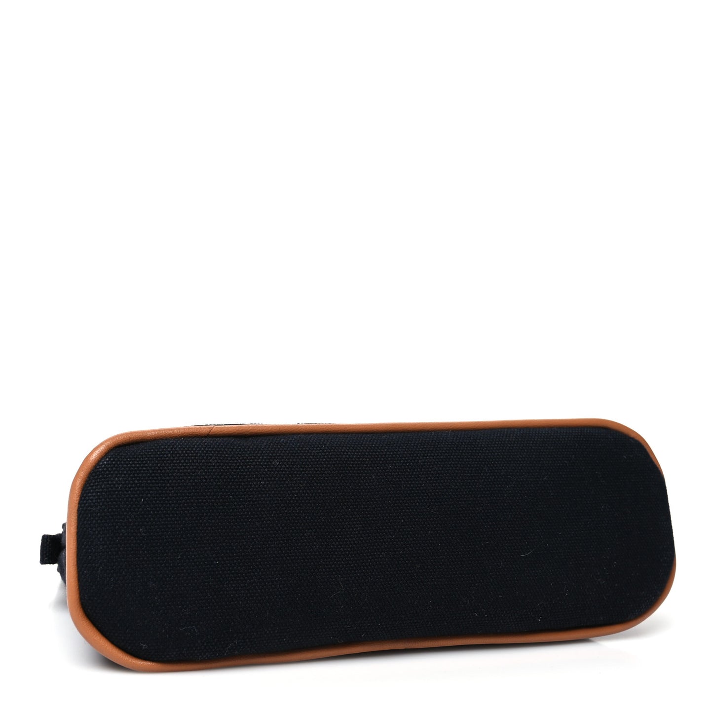 Cotton Canvas Mini Bolide Travel Cosmetic Pouch Black