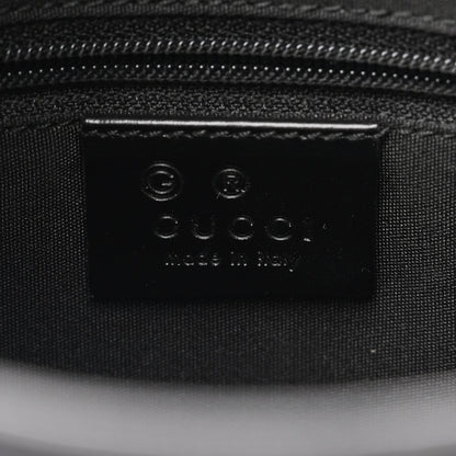 Gucci Canvas Signature Hobo Shoulder Bag Black 6 of 10