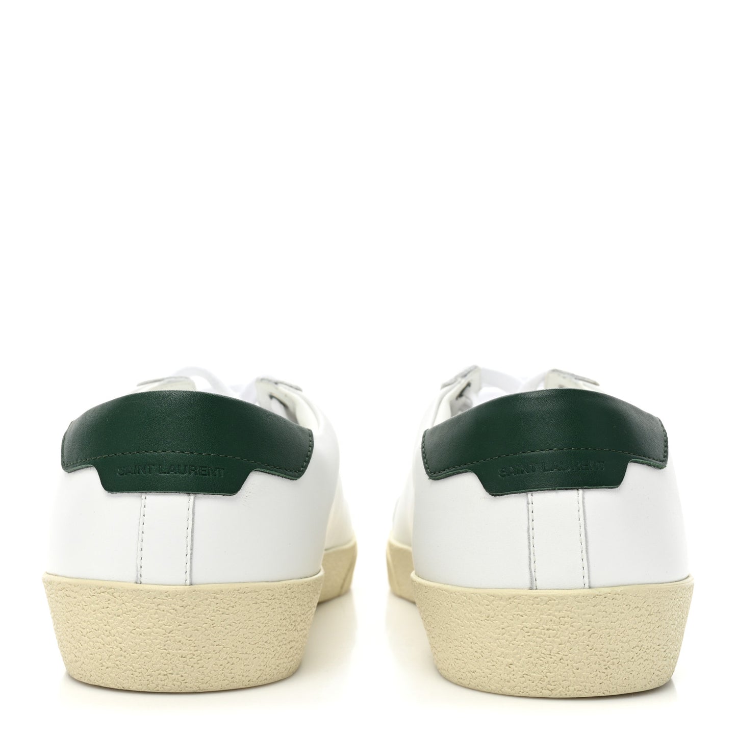 Calfskin Embroidered Mens Court Classic Sneakers 44 White Dark Basil