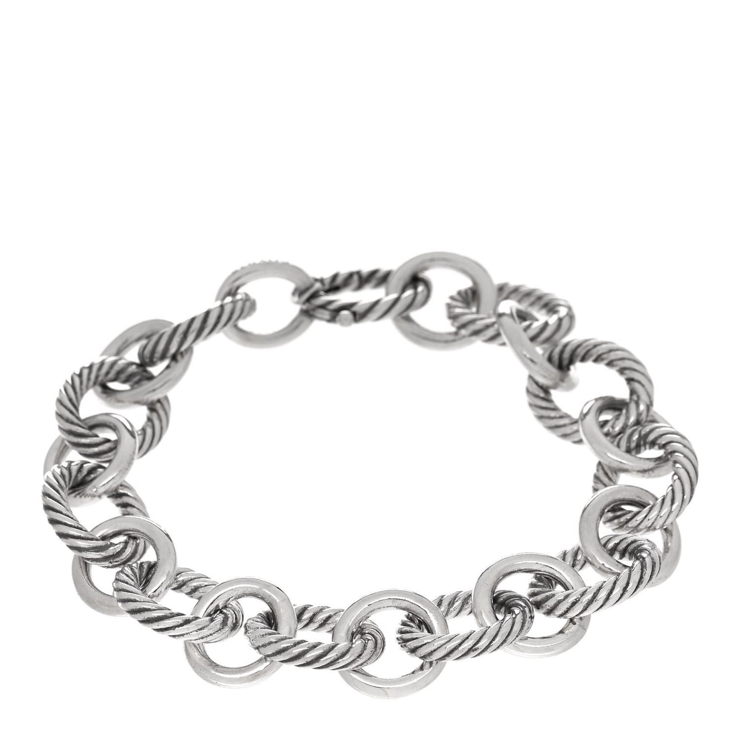 Sterling Silver 13mm Large Oval Link Bracelet