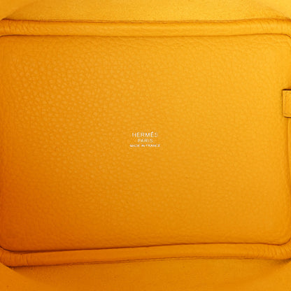 Hermes Taurillon Clemence Picotin Lock 18 PM Sun 5 of 12