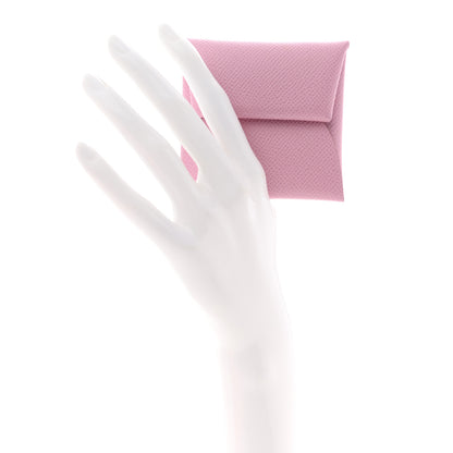 Hermes Epsom Bastia Coin Purse Mauve Sylvestre 2 of 8