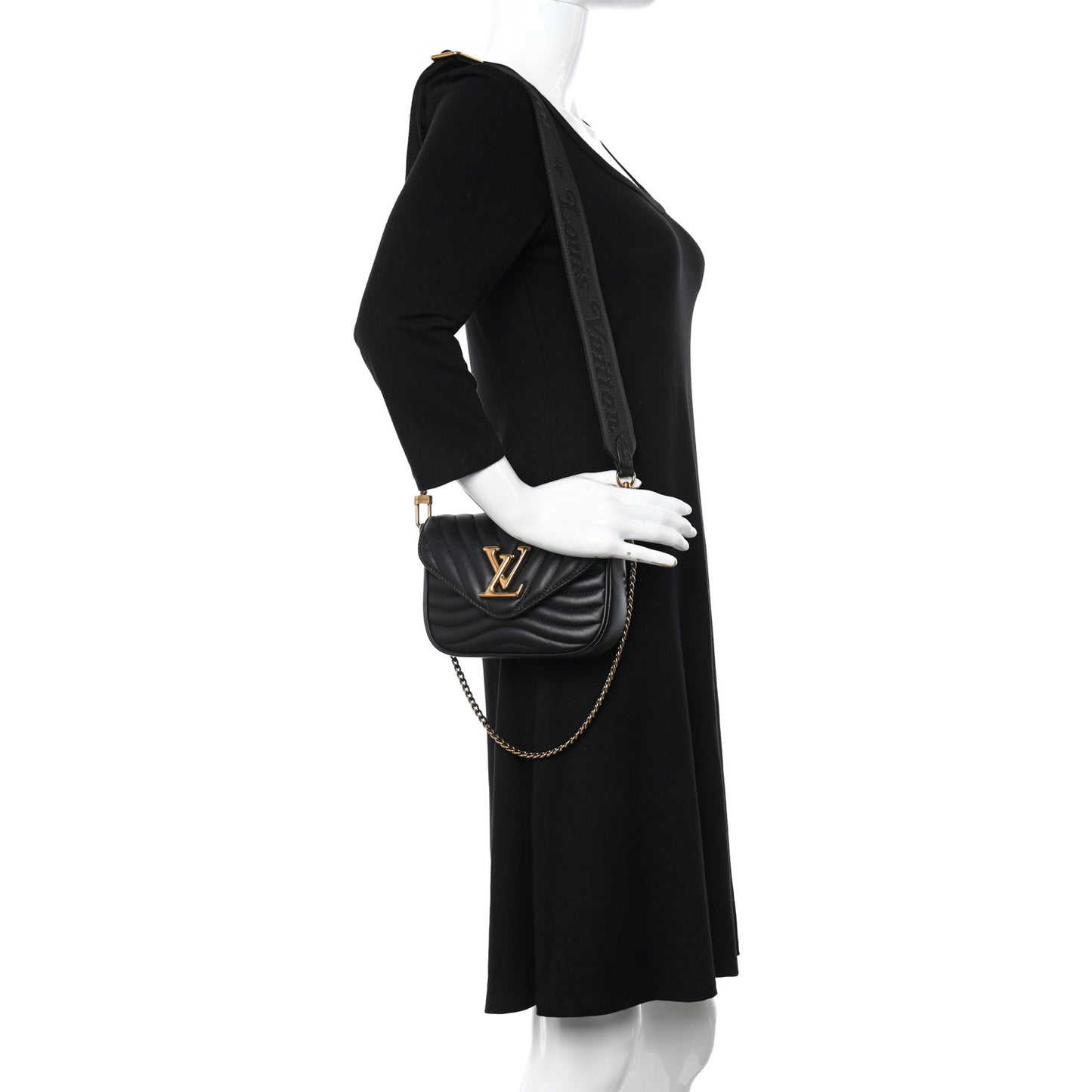 Calfskin New Wave Multi Pochette Black