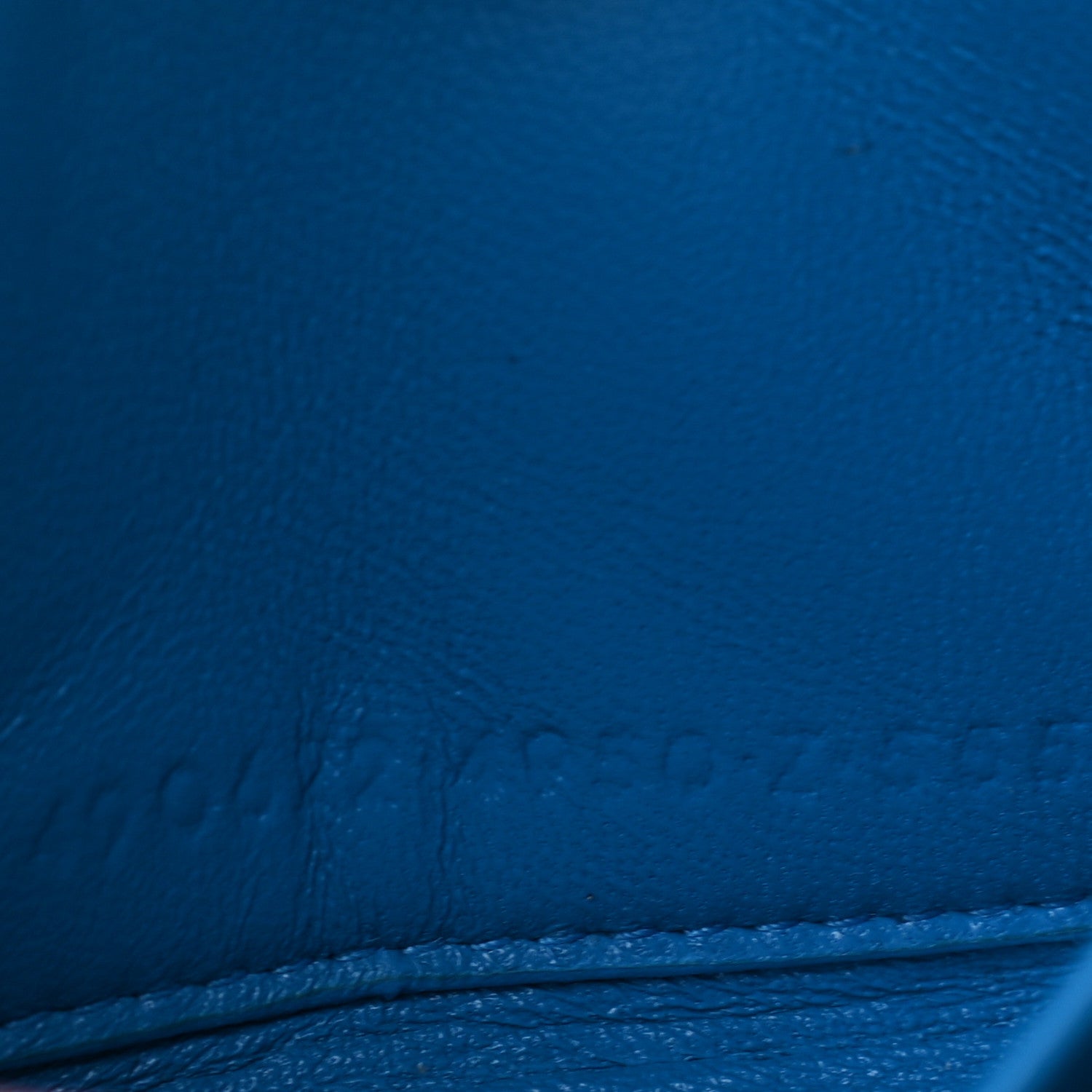 Balenciaga Striped Calfskin Essential Zip Around Card Case Bleu 5 of 6