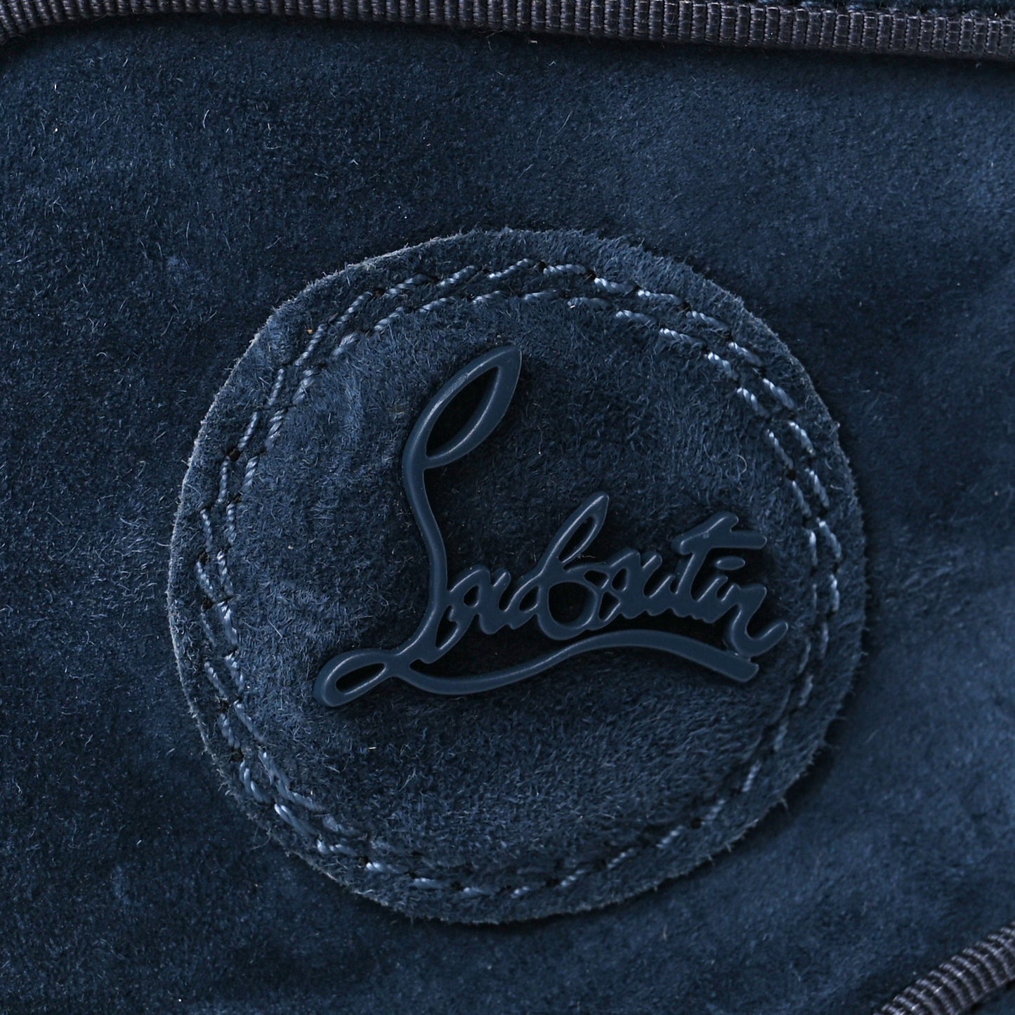 Veau Velours Louis Orlato High Top Sneakers 45 Blue