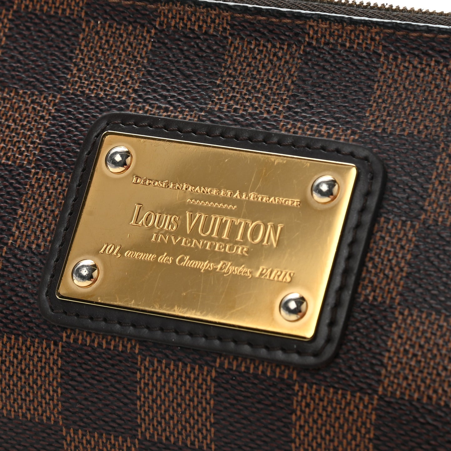Damier Ebene Eva Clutch