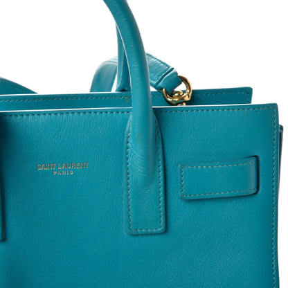 Saint Laurent Calfskin Nano Sac De Jour Turquoise 11 of 16