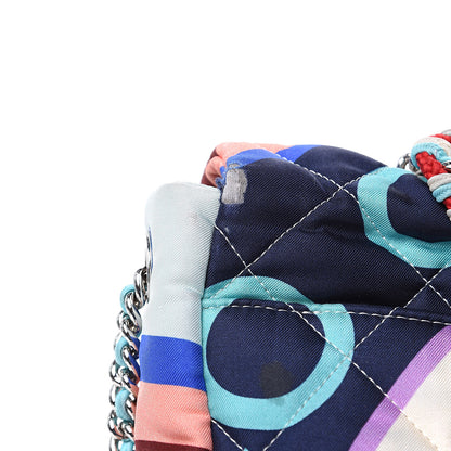 Chanel Fabric Quilted Printed Flap Multicolor 13 of 14