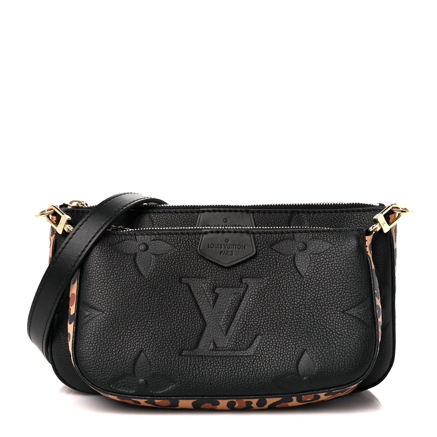 Louis Vuitton Empreinte Monogram Giant Wild At Heart Multi Pochette Accessories Black 1 of 12