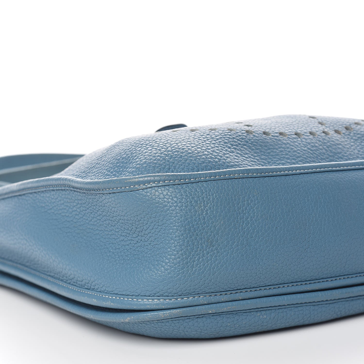 Hermes Taurillon Clemence Evelyne III GM Blue Jean 13 of 15