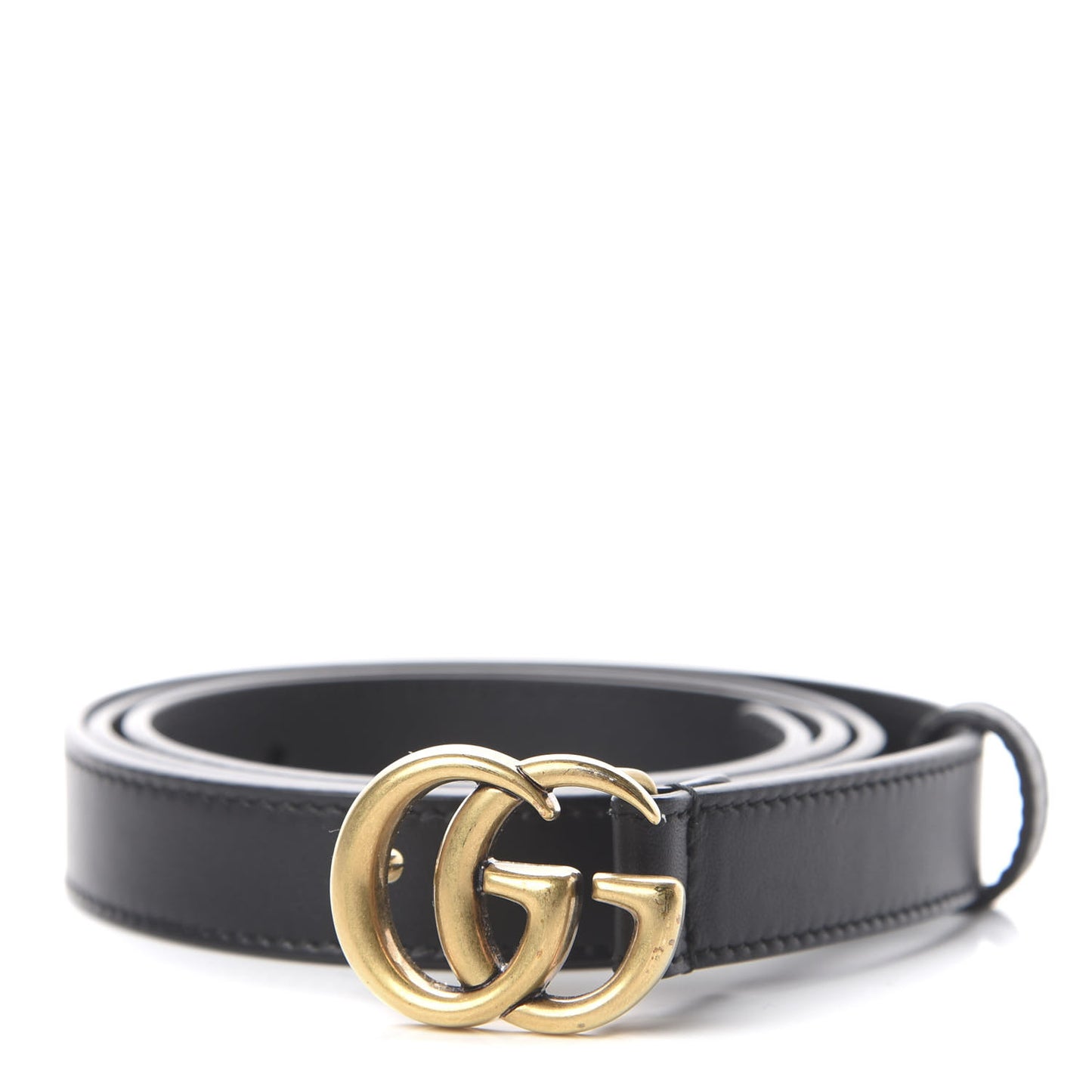 Calfskin Double G 20mm Belt 90 36 Black