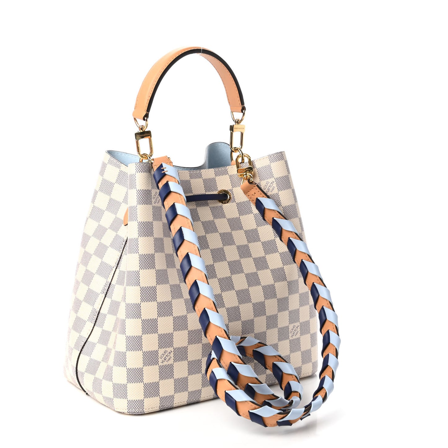 Damier Azur Braided Neonoe MM Blue