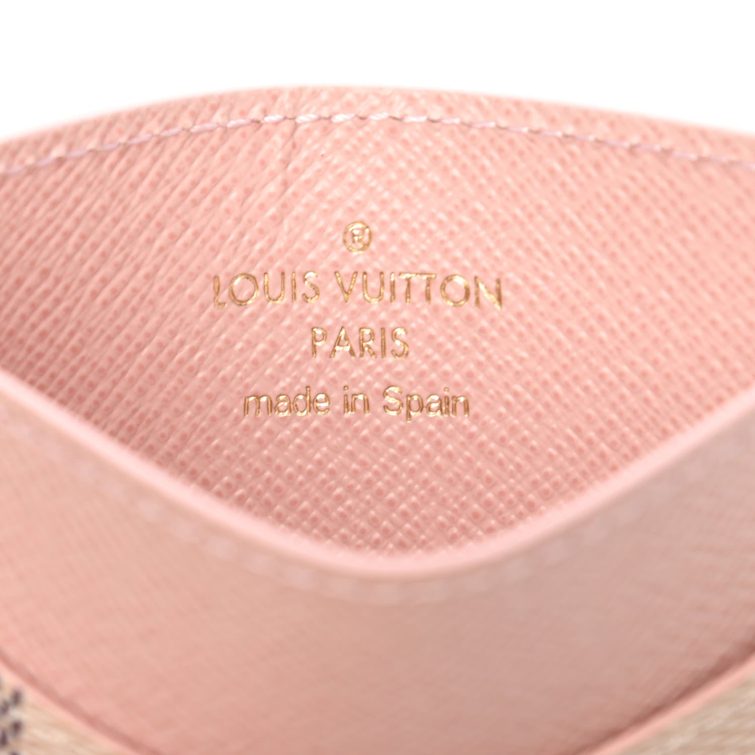 Louis Vuitton Damier Azur Daily Card Holder Rose Ballerine 6 of 7