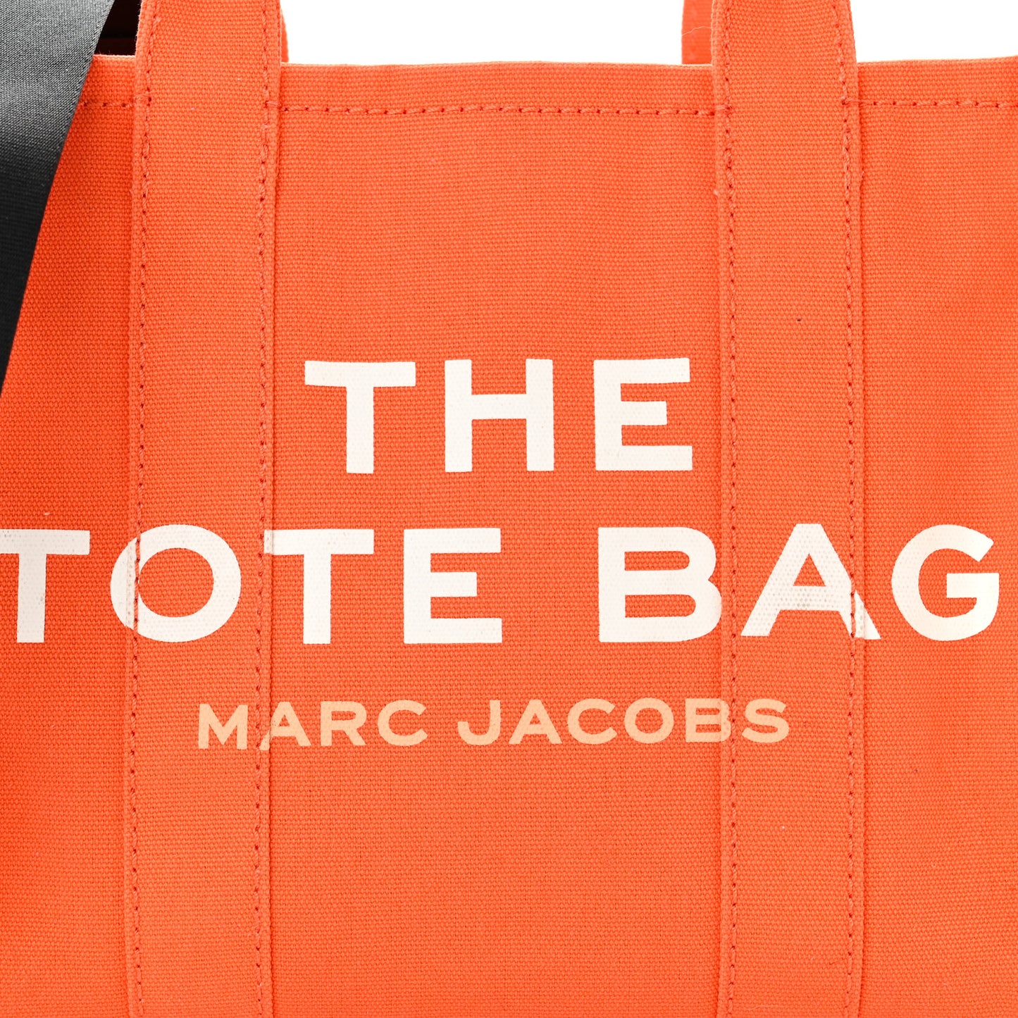 Cotton Canvas Medium The Traveler Tote Bag Orange
