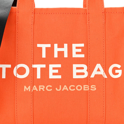 Marc Jacobs Cotton Canvas Medium The Traveler Tote Bag Orange 9 of 11