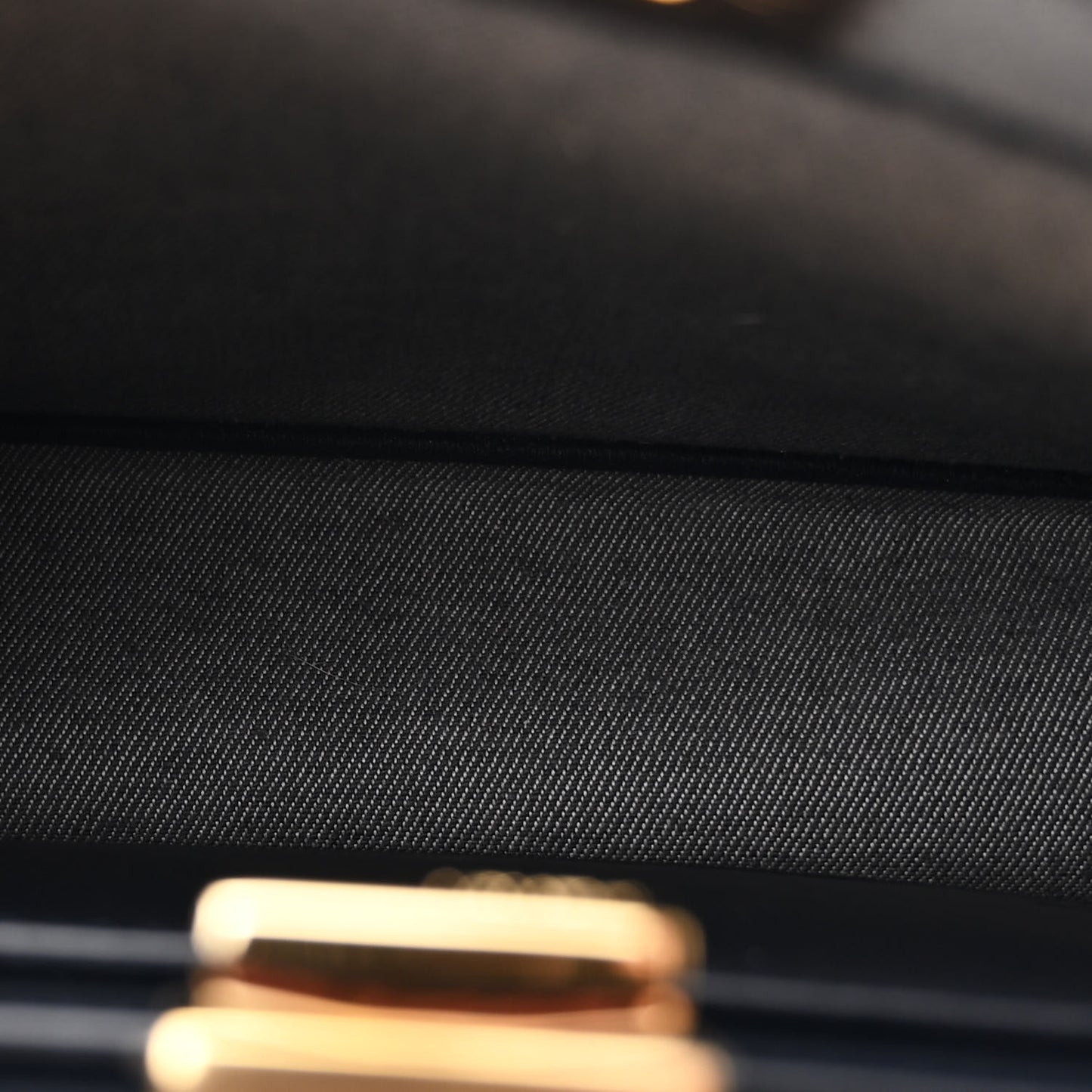 Chenille Vitello Seta FF Small Peekaboo I SEE U Satchel Grigio Blue Notte