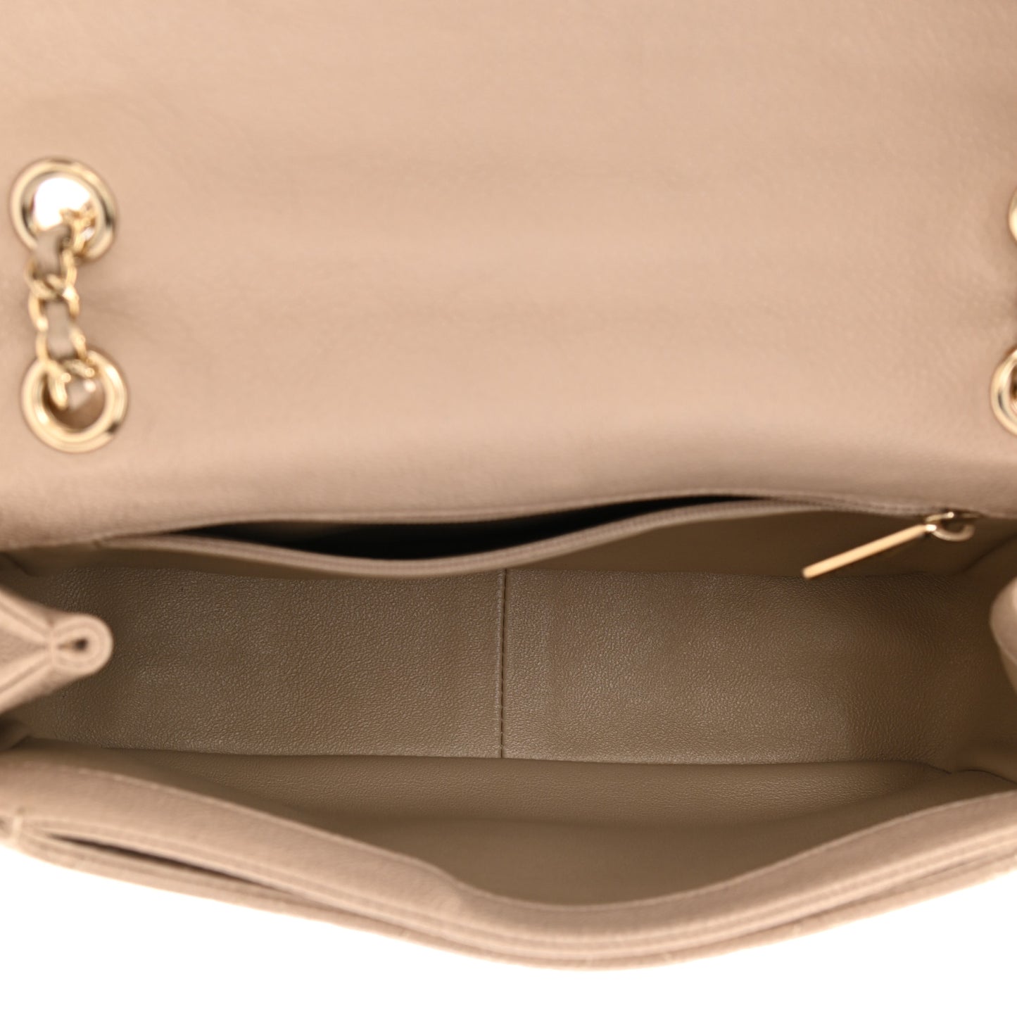 Caviar Small Flap Light Beige