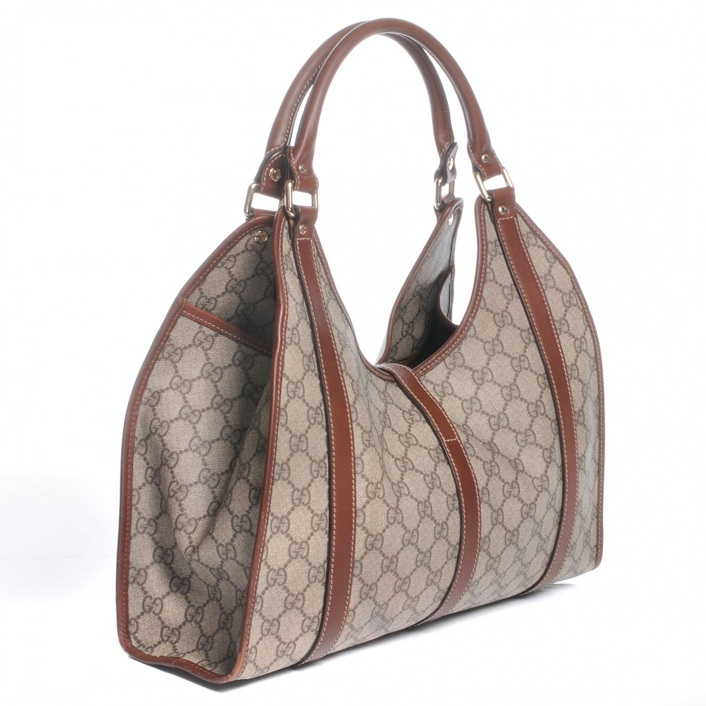Monogram Medium Joy Shoulder Bag Brown