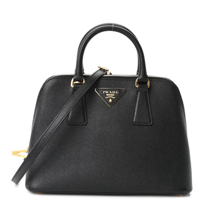 Prada Saffiano Lux Small Promenade Tote Black 1 of 10