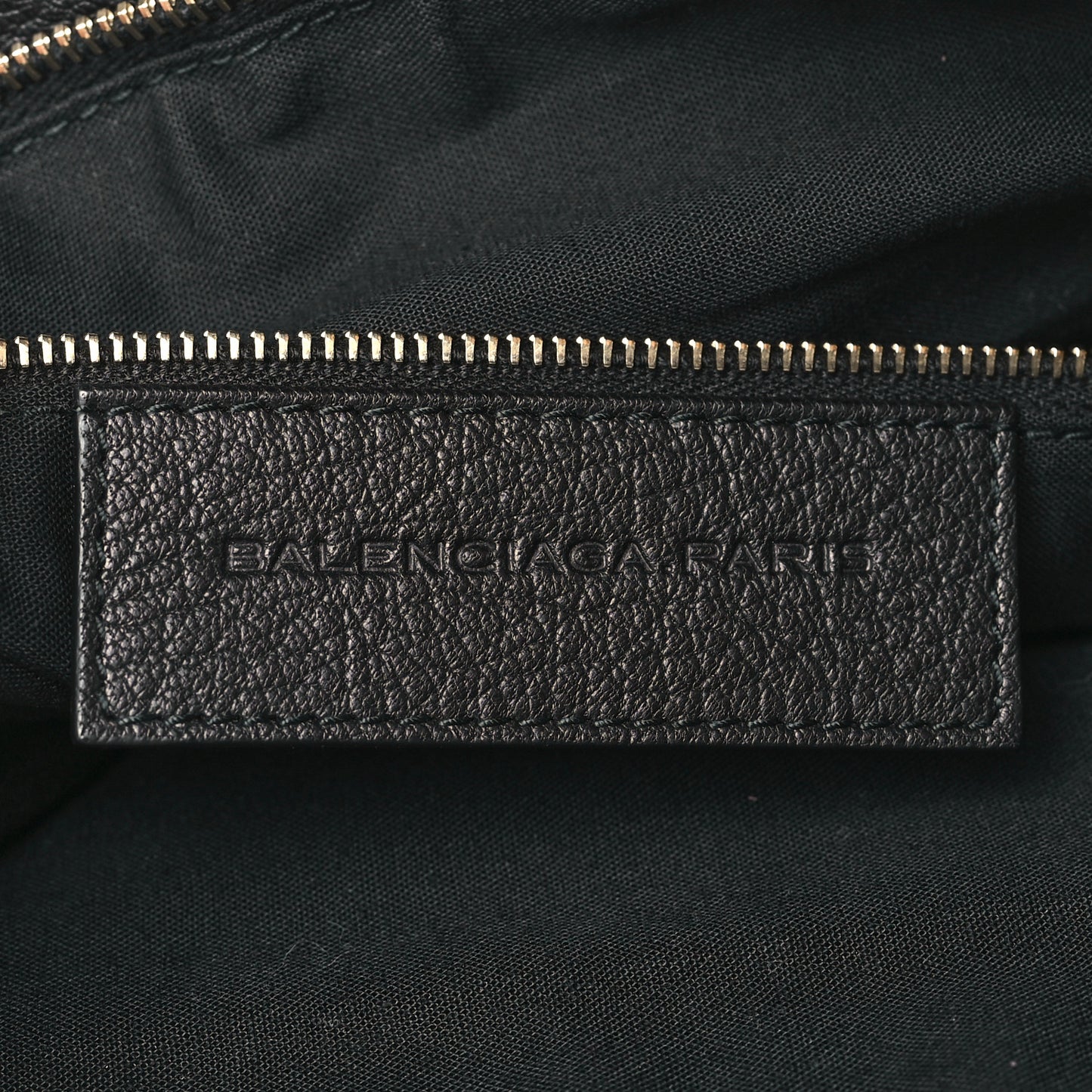 Chevre Classic Gold Hardware Premier Clutch Black