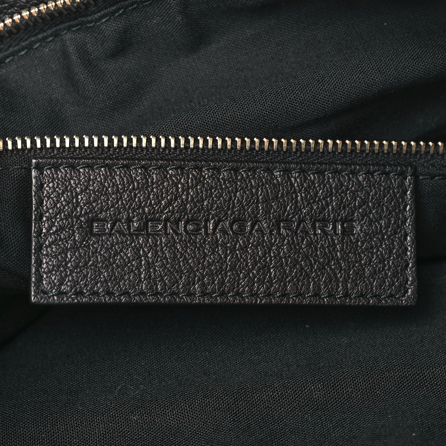Balenciaga Chevre Classic Gold Hardware Premier Clutch Black 7 of 11