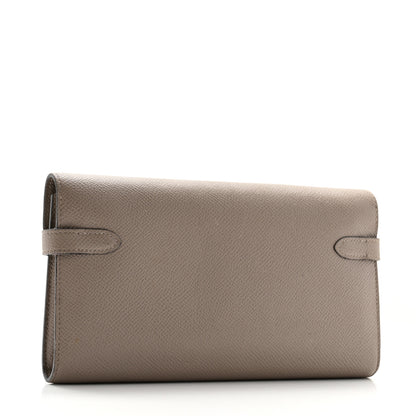 Hermes Epsom Kelly Longue Wallet Etain 3 of 13
