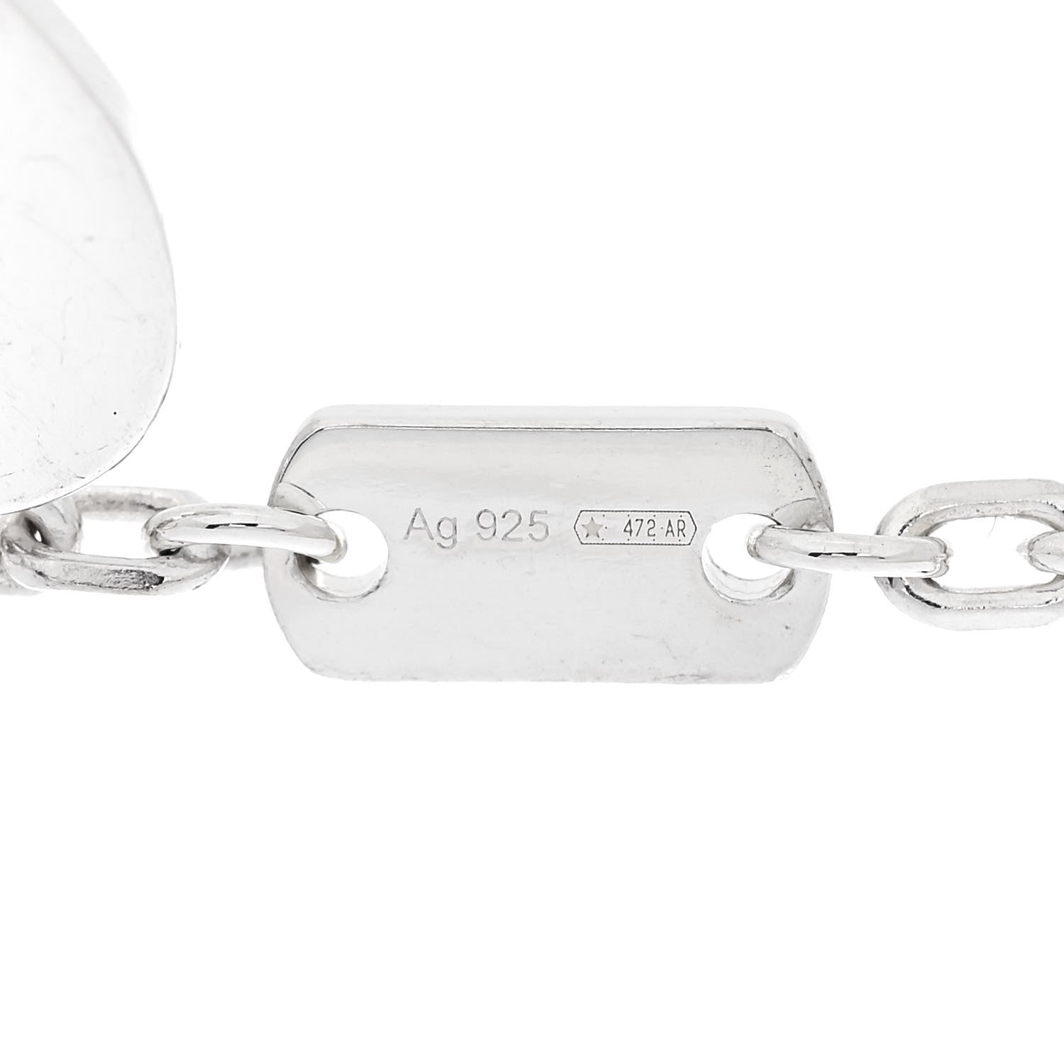 Gucci Sterling Silver Trademark Charm Bracelet 4 of 4
