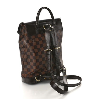 Louis Vuitton Damier Ebene Soho Backpack 3 of 8