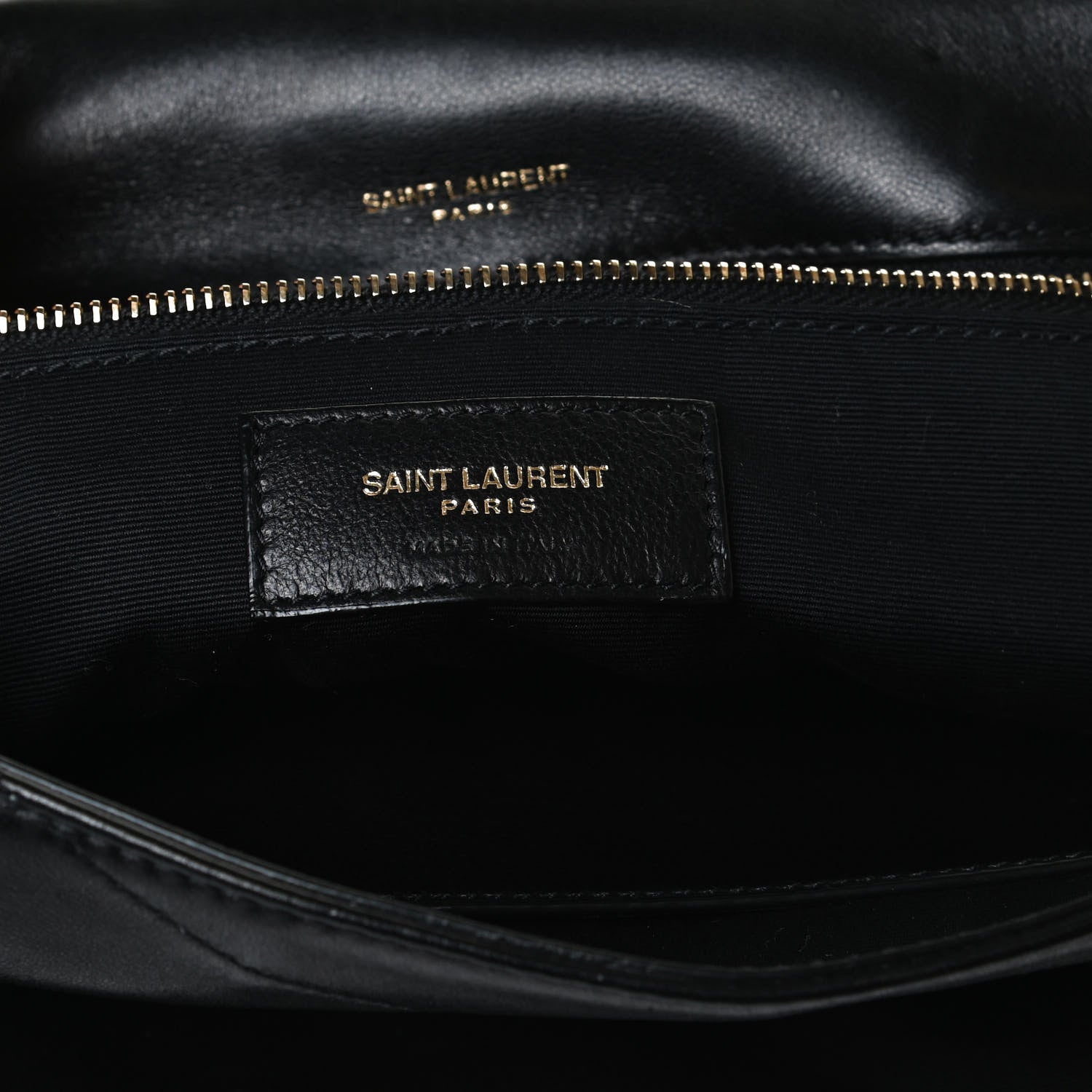 Saint Laurent Lambskin Matelasse Monogram Medium Niki Chain Satchel Black 7 of 13