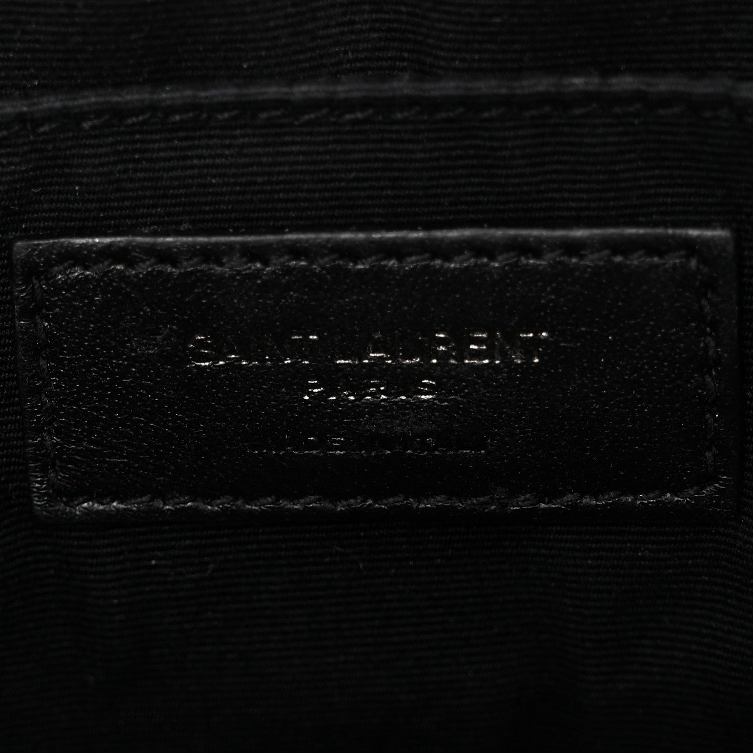 Saint Laurent Calfskin Matelasse Monogram Lou Camera Bag Black 6 of 10