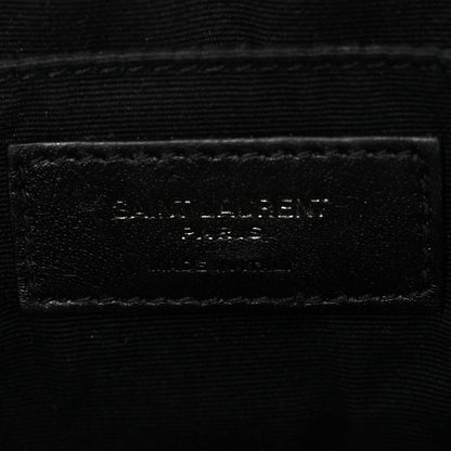 Saint Laurent Calfskin Matelasse Monogram Lou Camera Bag Black 6 of 10