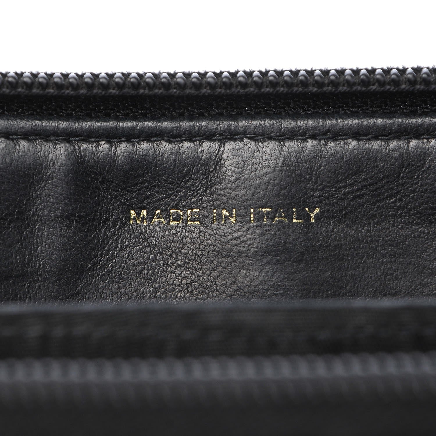 Chanel Caviar Timeless CC Zip Around Wallet Black 7 of 10