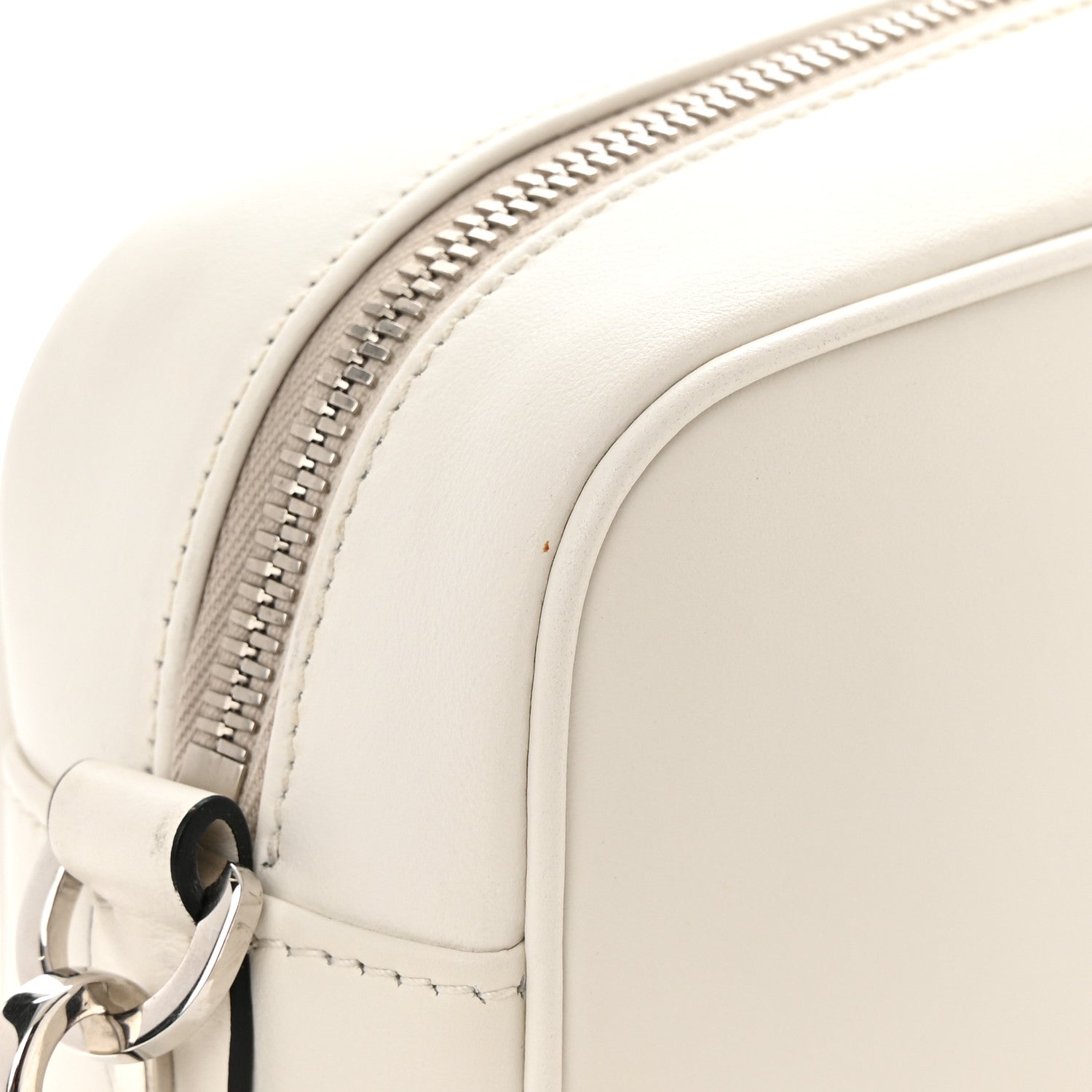 Prada City Calf Monkey Print Camera Bag White Papaya 13 of 14