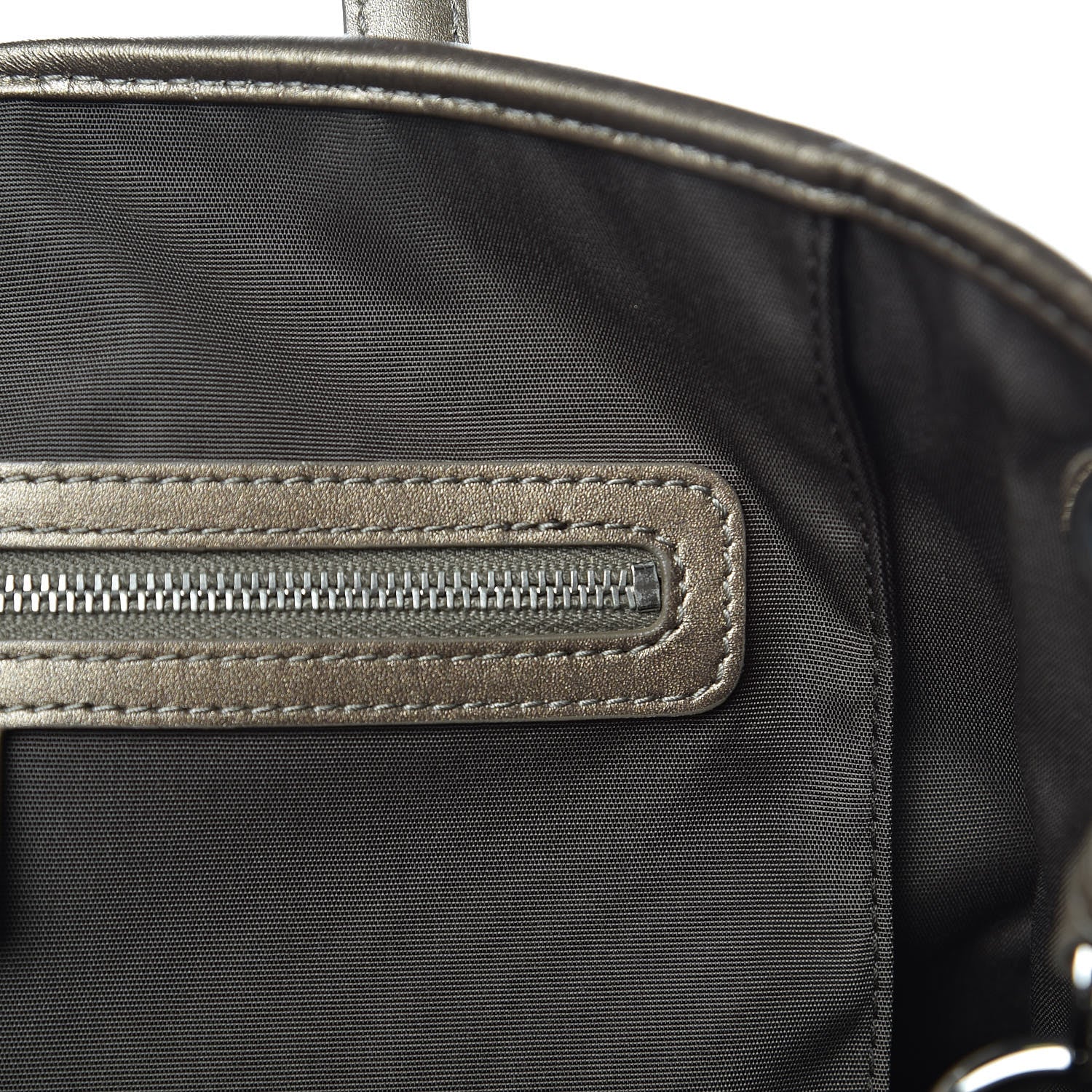 Christian Dior Coated Canvas Cannage Small Panarea Tote Grey 10 of 10