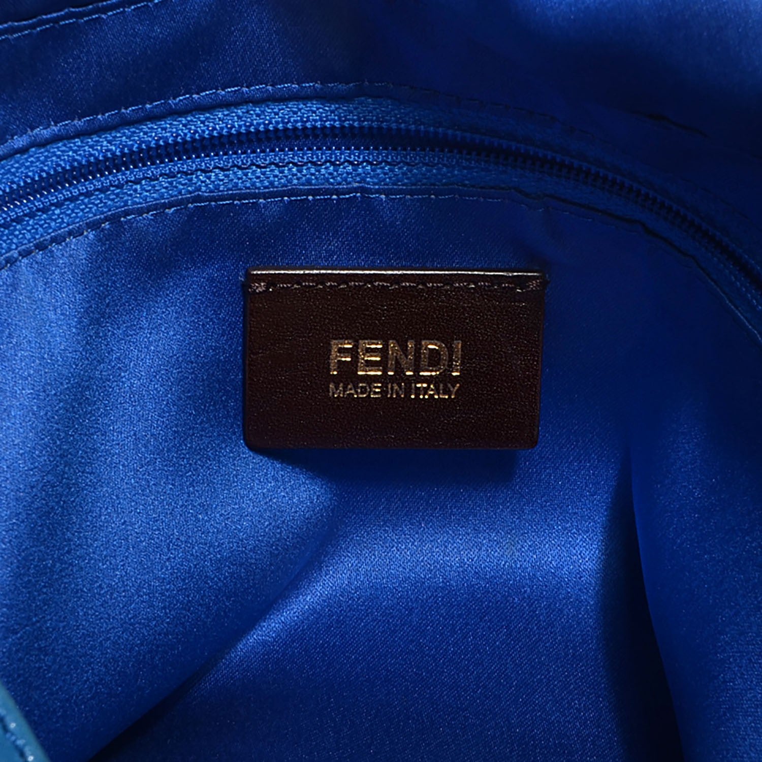 Fendi Vitello Savana Big Forever Mama Baguette Carta Zucchero Tartaruga Natural 6 of 10
