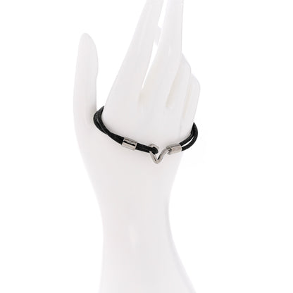 Louis Vuitton Monogram Eclipse LV Pin Bracelet 19 Grey 2 of 7