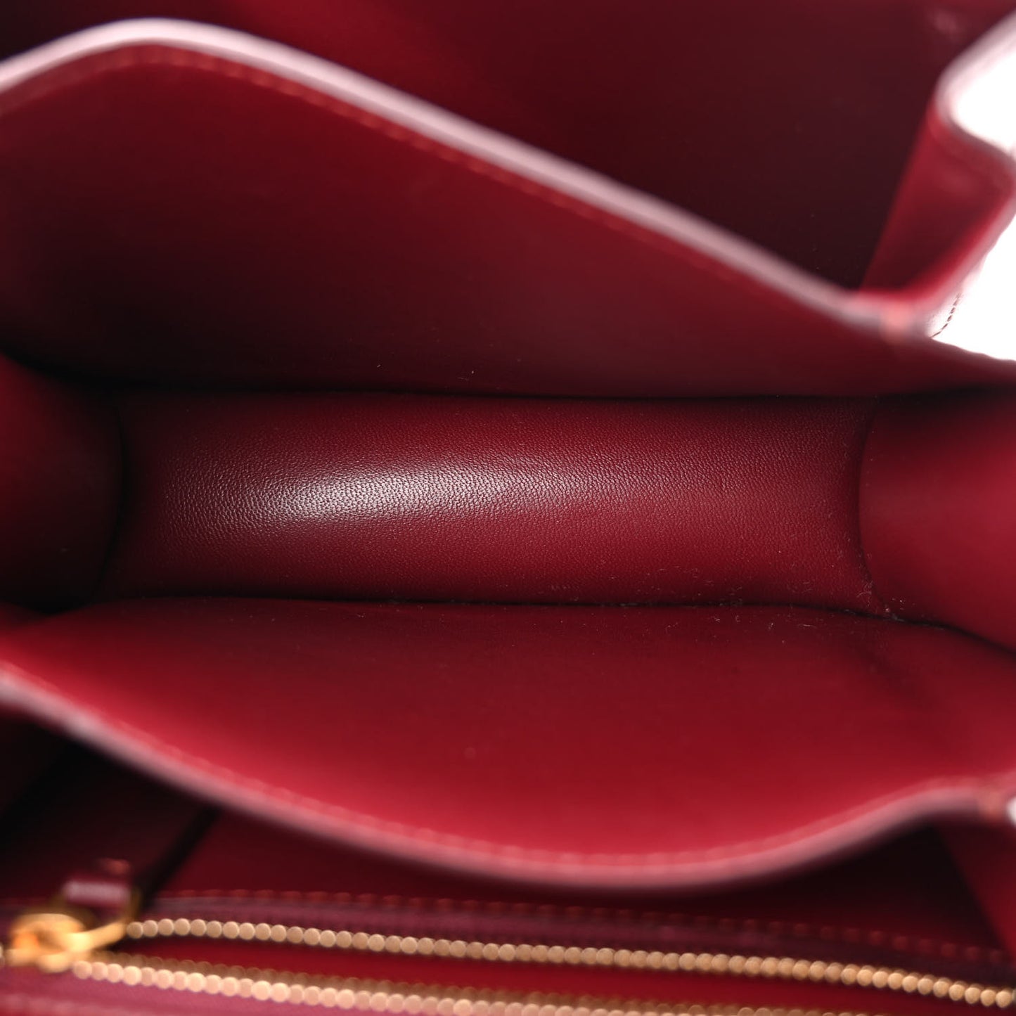 Box Calfskin Small Classic Box Flap Bag Burgundy