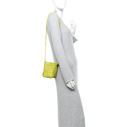 Bottega Veneta Nappa Maxi Intrecciato Mini Cassette Bucket Bag Kiwi 2 of 9
