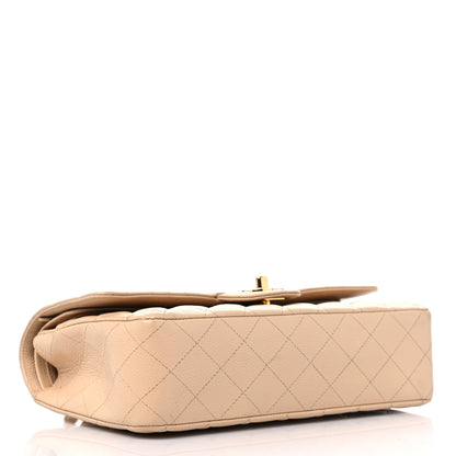 Chanel Caviar Quilted Medium Double Flap Beige 5 of 15