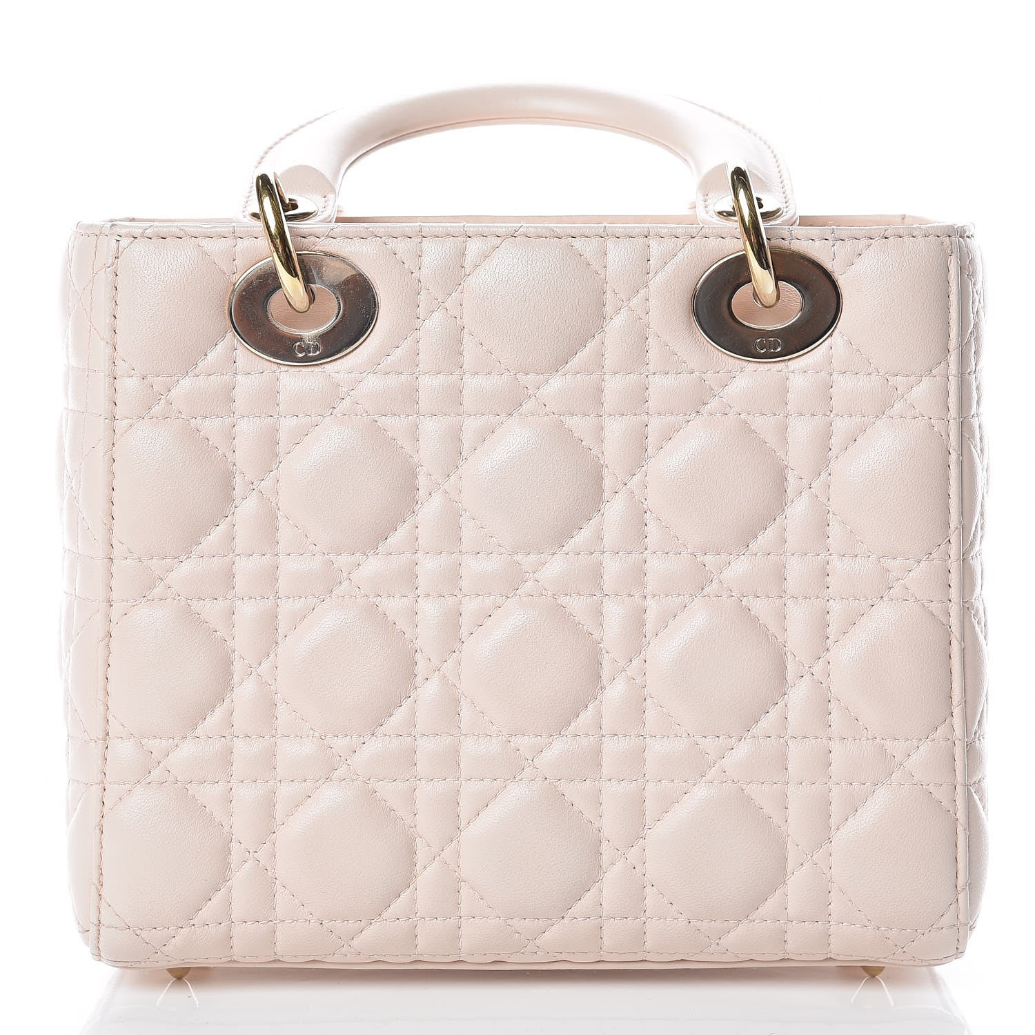 Christian Dior Lambskin Cannage Small Lucky Badges My Lady Dior Pink 16 of 16