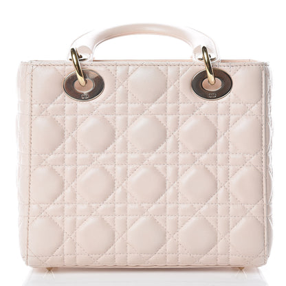 Christian Dior Lambskin Cannage Small Lucky Badges My Lady Dior Pink 16 of 16